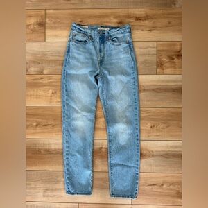 Levi's Light Blue Wedgie Straight Leg Jeans